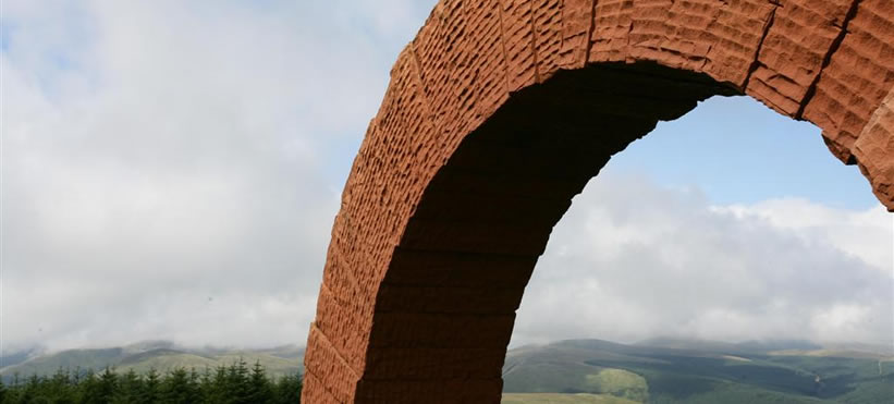 Striding Arches by Andy Goldsworthy at Cairnhead